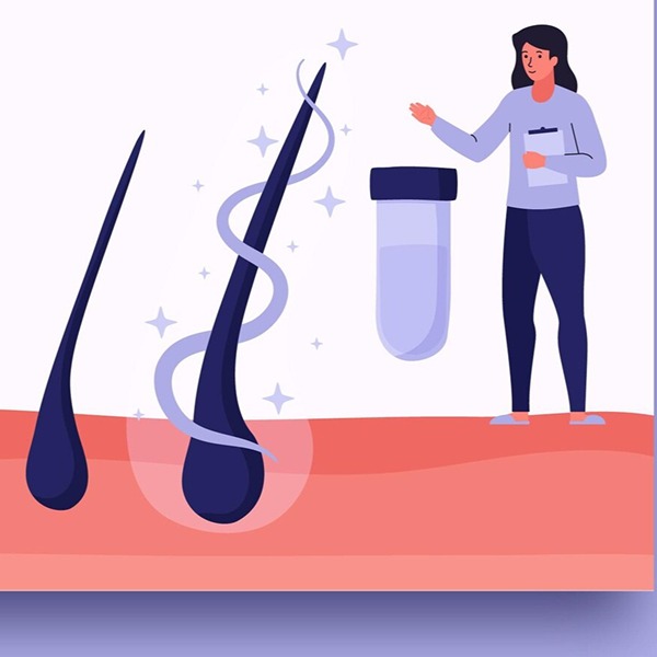 آزمایش بررسی ریزش مو